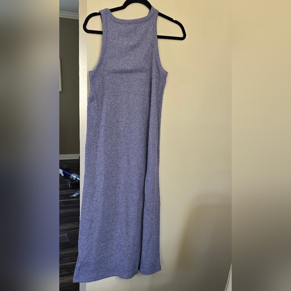 Madewell Dresses & Skirts - Madewell Westville Tank Midi Dress in a purple/blue ribbed knit fabric.